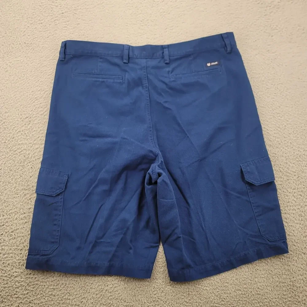 Chaps Shorts Mens 38 Blue‎ Cargo Chino 10